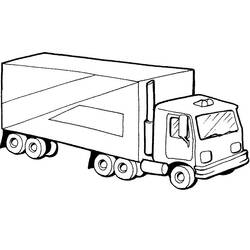 ぬりえページ: トラック (交通機関) #135537 - 無料の印刷可能なぬりえページ