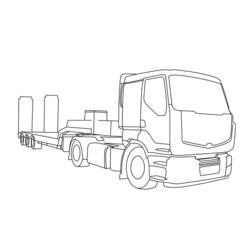 ぬりえページ: トラック (交通機関) #135542 - 無料の印刷可能なぬりえページ