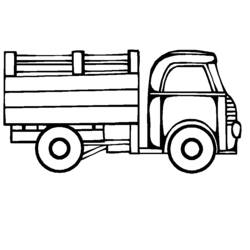 ぬりえページ: トラック (交通機関) #135545 - 無料の印刷可能なぬりえページ