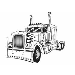 ぬりえページ: トラック (交通機関) #135552 - 無料の印刷可能なぬりえページ