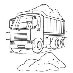 ぬりえページ: トラック (交通機関) #135565 - 無料の印刷可能なぬりえページ
