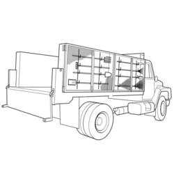 ぬりえページ: トラック (交通機関) #135579 - 無料の印刷可能なぬりえページ