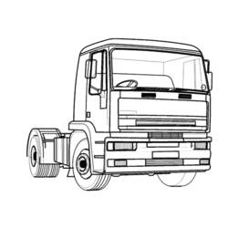 ぬりえページ: トラック (交通機関) #135582 - 無料の印刷可能なぬりえページ