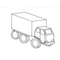 ぬりえページ: トラック (交通機関) #135586 - 無料の印刷可能なぬりえページ