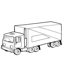 ぬりえページ: トラック (交通機関) #135591 - 無料の印刷可能なぬりえページ