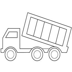 ぬりえページ: トラック (交通機関) #135596 - 無料の印刷可能なぬりえページ