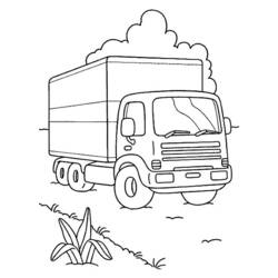 ぬりえページ: トラック (交通機関) #135603 - 無料の印刷可能なぬりえページ