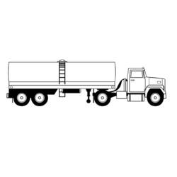 ぬりえページ: トラック (交通機関) #135605 - 無料の印刷可能なぬりえページ