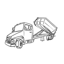 ぬりえページ: トラック (交通機関) #135613 - 無料の印刷可能なぬりえページ