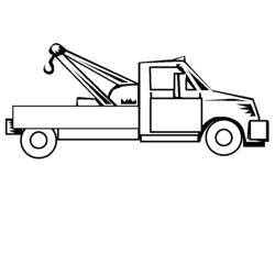ぬりえページ: トラック (交通機関) #135632 - 無料の印刷可能なぬりえページ