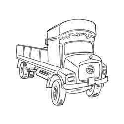 ぬりえページ: トラック (交通機関) #135642 - 無料の印刷可能なぬりえページ