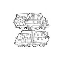 ぬりえページ: トラック (交通機関) #135646 - 無料の印刷可能なぬりえページ
