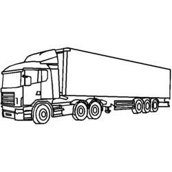 ぬりえページ: トラック (交通機関) #135652 - 無料の印刷可能なぬりえページ