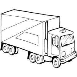 ぬりえページ: トラック (交通機関) #135658 - 無料の印刷可能なぬりえページ