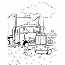 ぬりえページ: トラック (交通機関) #135669 - 無料の印刷可能なぬりえページ