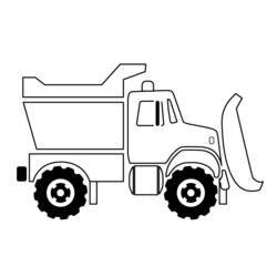 ぬりえページ: トラック (交通機関) #135681 - 無料の印刷可能なぬりえページ