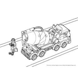 ぬりえページ: トラック (交通機関) #135682 - 無料の印刷可能なぬりえページ