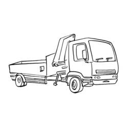ぬりえページ: トラック (交通機関) #135690 - 無料の印刷可能なぬりえページ