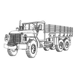 ぬりえページ: トラック (交通機関) #135706 - 無料の印刷可能なぬりえページ