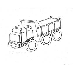 ぬりえページ: トラック (交通機関) #135710 - 無料の印刷可能なぬりえページ