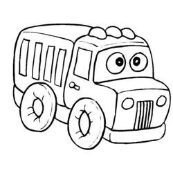 ぬりえページ: トラック (交通機関) #135714 - 無料の印刷可能なぬりえページ