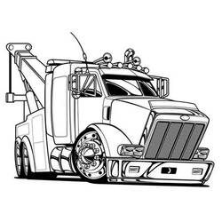 ぬりえページ: トラック (交通機関) #135729 - 無料の印刷可能なぬりえページ