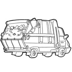 ぬりえページ: トラック (交通機関) #135732 - 無料の印刷可能なぬりえページ