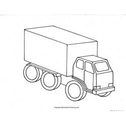 ぬりえページ: トラック (交通機関) #135761 - 無料の印刷可能なぬりえページ