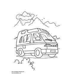 ぬりえページ: バン (交通機関) #145261 - 無料の印刷可能なぬりえページ