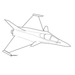 ぬりえページ: 軍用機 (交通機関) #141035 - 無料の印刷可能なぬりえページ