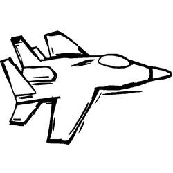 ぬりえページ: 軍用機 (交通機関) #141068 - 無料の印刷可能なぬりえページ