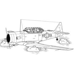 ぬりえページ: 軍用機 (交通機関) #141090 - 無料の印刷可能なぬりえページ