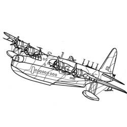ぬりえページ: 軍用機 (交通機関) #141140 - 無料の印刷可能なぬりえページ