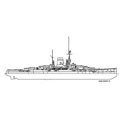 ぬりえページ: 軍艦 (交通機関) #138500 - 無料の印刷可能なぬりえページ