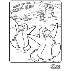 ぬりえページ: クラブペンギン (ビデオゲーム) #170296 - 無料の印刷可能なぬりえページ