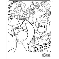ぬりえページ: クラブペンギン (ビデオゲーム) #170298 - 無料の印刷可能なぬりえページ