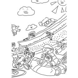 ぬりえページ: マリオカート (ビデオゲーム) #154436 - 無料の印刷可能なぬりえページ