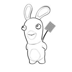 ぬりえページ: ウサギ (ビデオゲーム) #114722 - 無料の印刷可能なぬりえページ