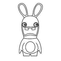 ぬりえページ: ウサギ (ビデオゲーム) #114737 - 無料の印刷可能なぬりえページ